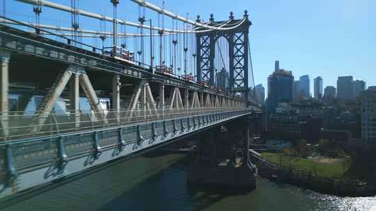 曼哈顿大桥【4K】视频素材模板下载