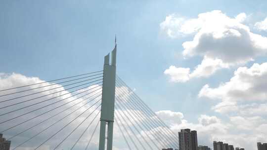 滕州 解放大桥 延时 天空视频素材模板下载