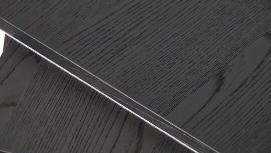 4K实拍黑棕木板木材交错排列展示