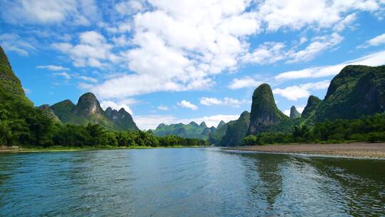 广西美景 桂林山水 漓江风光 漓江漂流