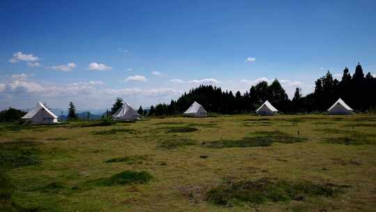 露营帐篷户外活动自然冒险放松旅行