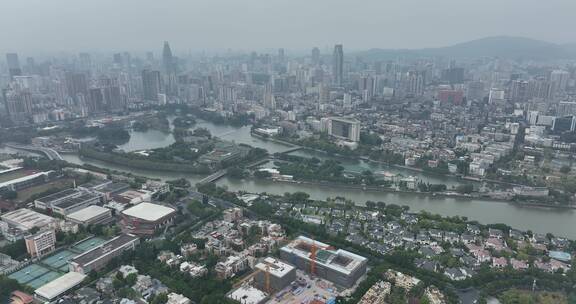 广州二沙岛城市风光