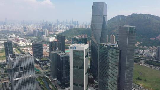 4K 航拍 深圳 前海 风景