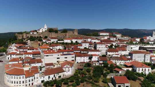 佩内拉中世纪城堡和村庄。葡萄牙科英布拉。