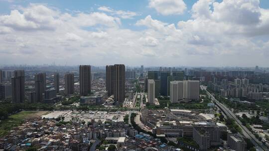 佛山城区航拍