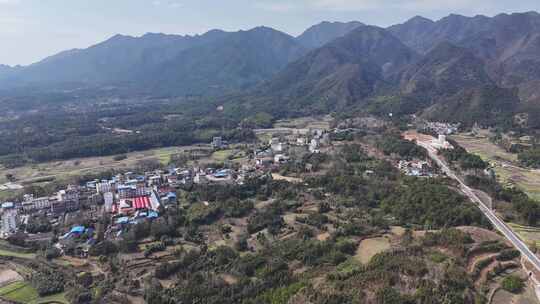 桂林兴安县白石乡田园山景