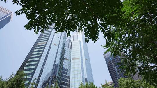 北京国贸CBD现代办公大楼写字楼玻璃幕墙