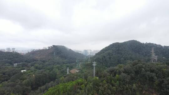 雨后的山林