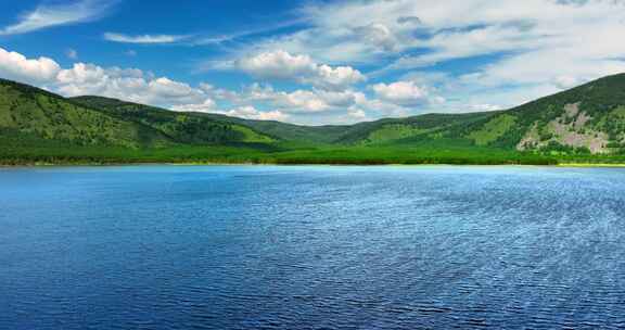 湖水淡水湖泊自然风景生态环境