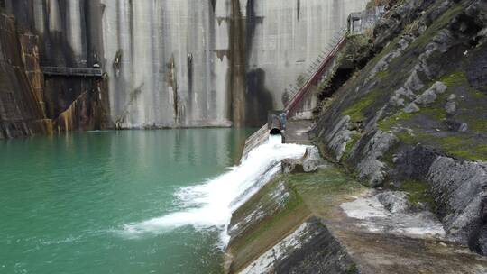 航拍水库 河流