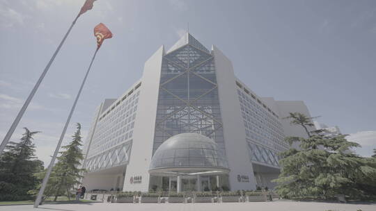 中国银行总部大楼视频素材模板下载