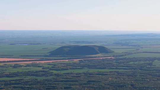 4k航拍五大连池火山群