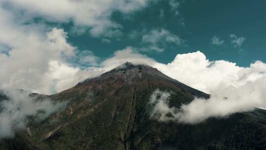 通古拉瓦，火山，厄瓜多尔，活跃