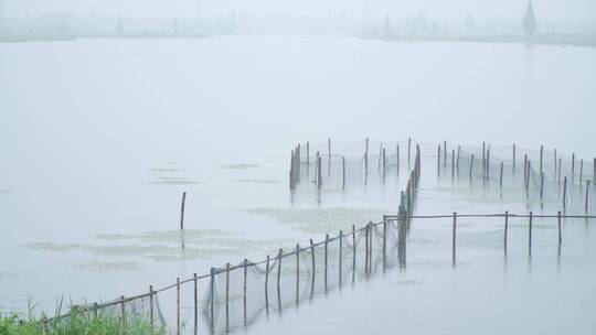 绍兴江南水乡东鉴湖视频