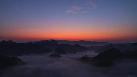 【4K】武夷山日出云雾云海延时