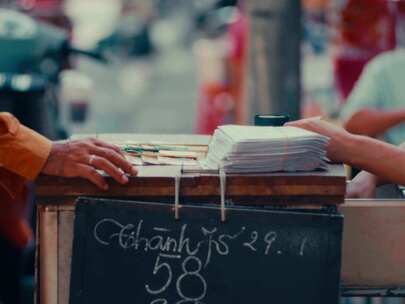 市场，越南，街道，文件