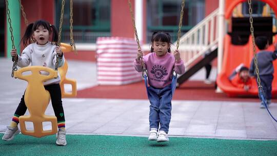 幼儿园小朋友玩耍视频素材模板下载