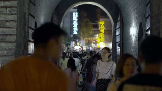 岳阳洞庭湖景区巴陵广场航拍