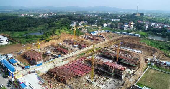 鸿城壹号院建筑工地（素材版）