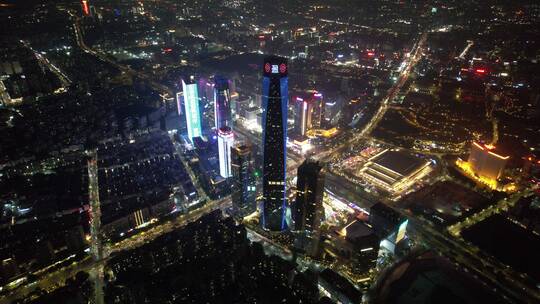 高空俯瞰东莞夜景