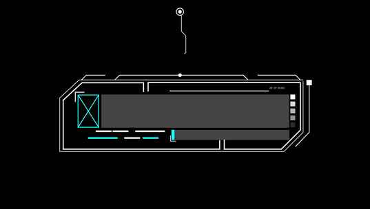 科技感文字字幕条指示线背景未来智能炫酷