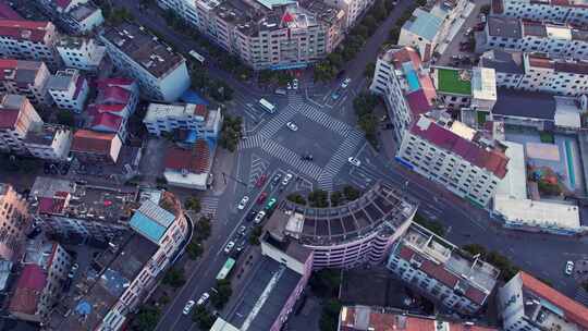 浙江绍兴新昌城市航拍视频素材模板下载