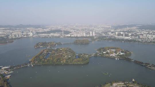 航拍南京城市宣传片地标建筑