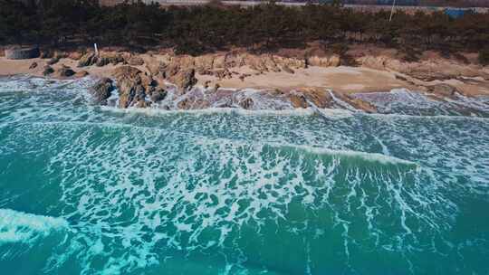 大海浪花视频素材模板下载