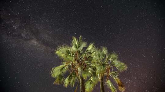 星星夜空延时