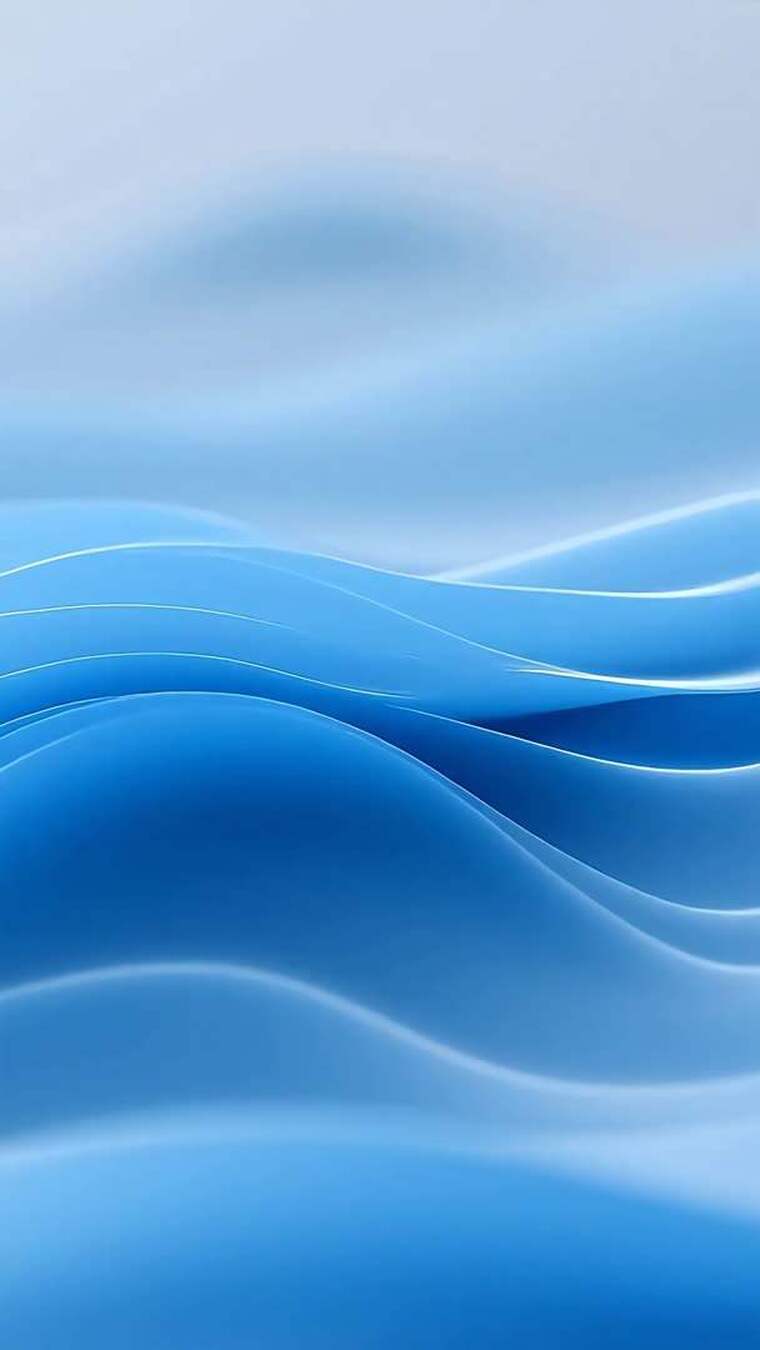 蓝色波浪抽象背景素材