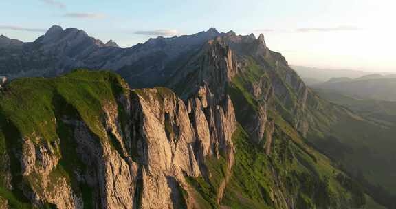 Altenalp Turm，山脉，无人机