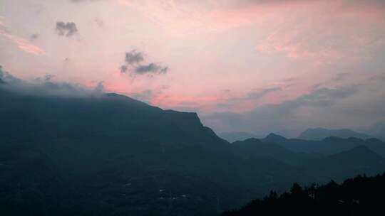 四川绵阳九皇山景区风景航拍