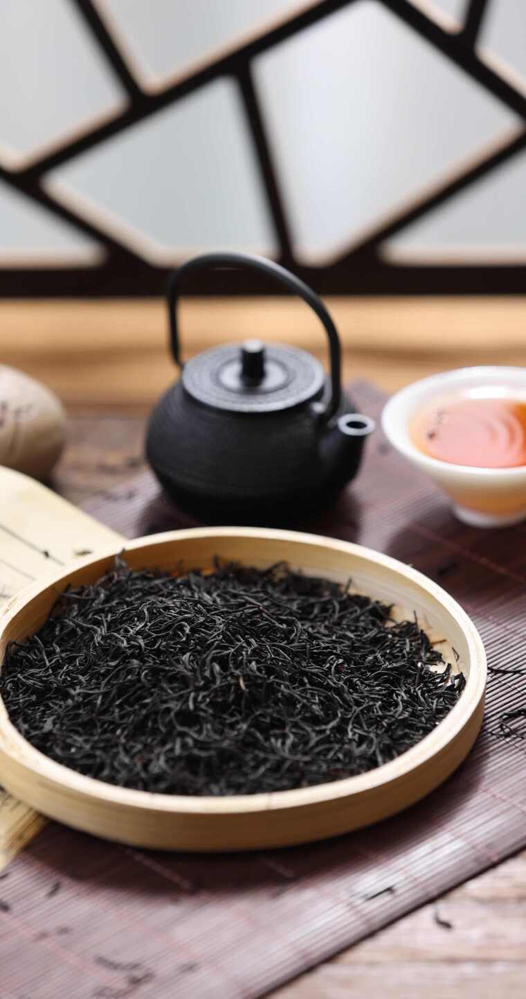 高品质红茶茶叶降落