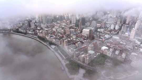 上海万国建筑群航拍
