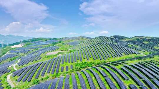 绿色能源光伏发电山地光伏
