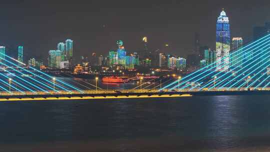 武汉长江二桥视频原始素材视频素材模板下载