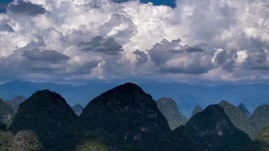 桂林地貌延时相公山