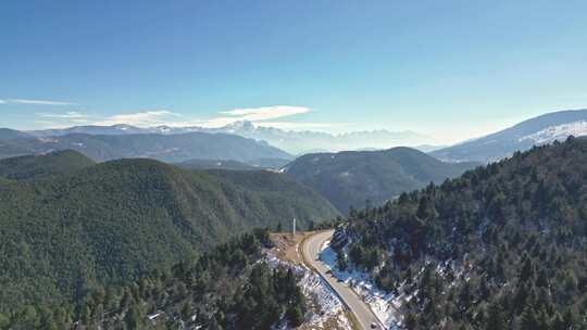 香格里拉森林公路国道