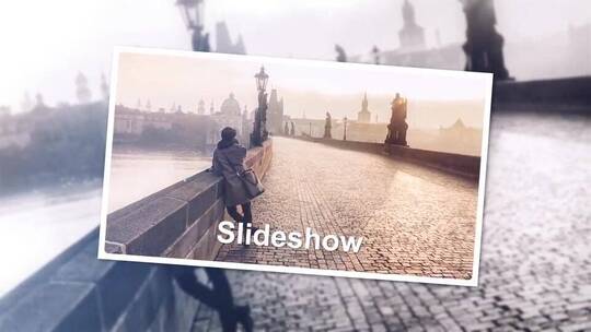 干净简约动态幻灯片文本图像过渡展示活动宣传片AE模板