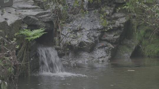 雨后山水清泉瀑布LOG