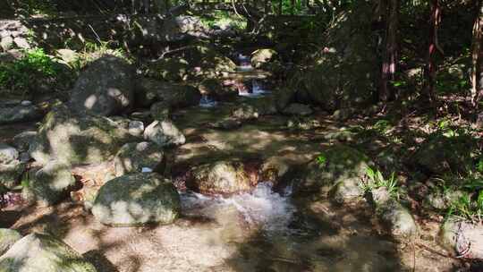 自然小溪流水山泉水