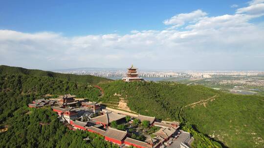 太原太山龙泉寺航拍