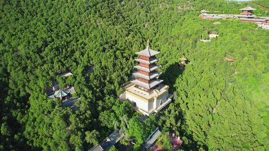 太原太山龙泉寺航拍