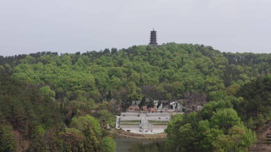 航拍光山净居寺