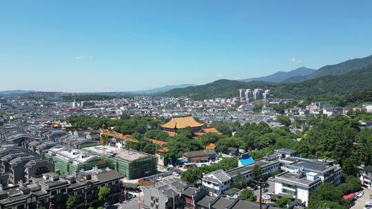 湖南南岳衡山大庙5A景区航拍