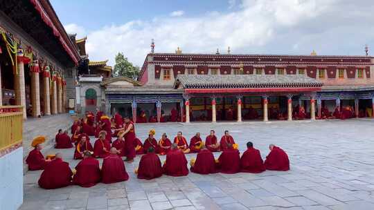 寺庙寺院祈福禅修禅意风景意境古建筑素材