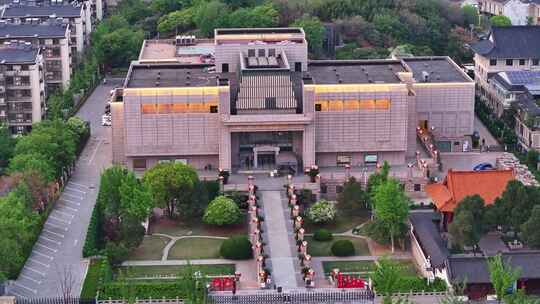 航拍徐州博物馆,汉文化徐州旅游宣传