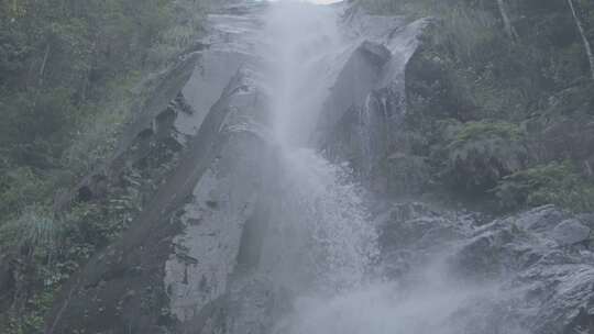 浙江泰顺县乌岩岭山涧流水慢镜头