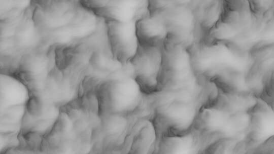 抽象烟雾动画。云动画。抽象分形背景。循环视频素材模板下载