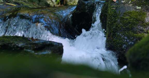 水溪流山泉水大自然河流水滴水源大自然